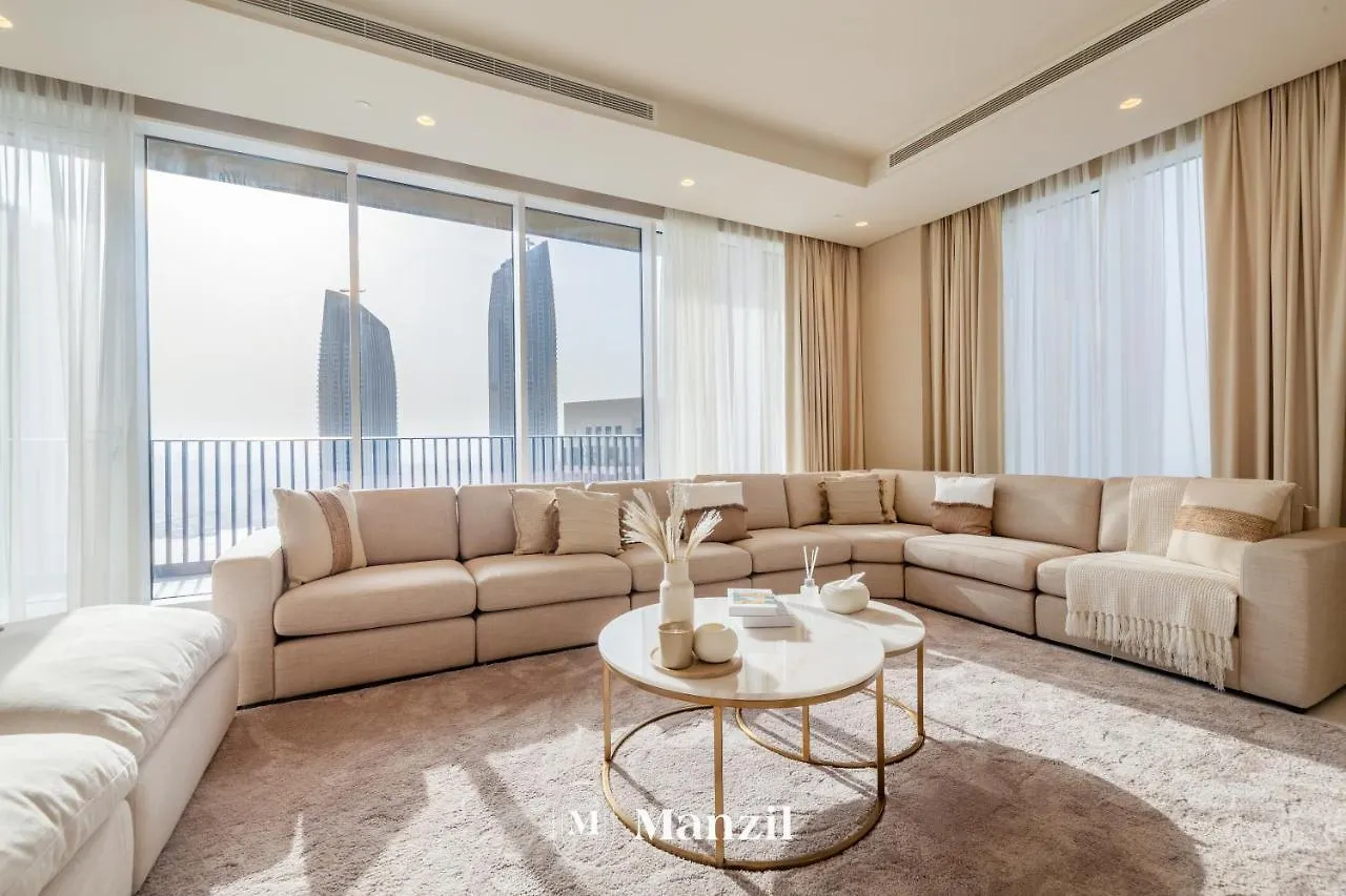 Manzil - Luxury 4Br Penthouse With Harbour View & Private Terrace At Dubai Creek Harbour Apartment