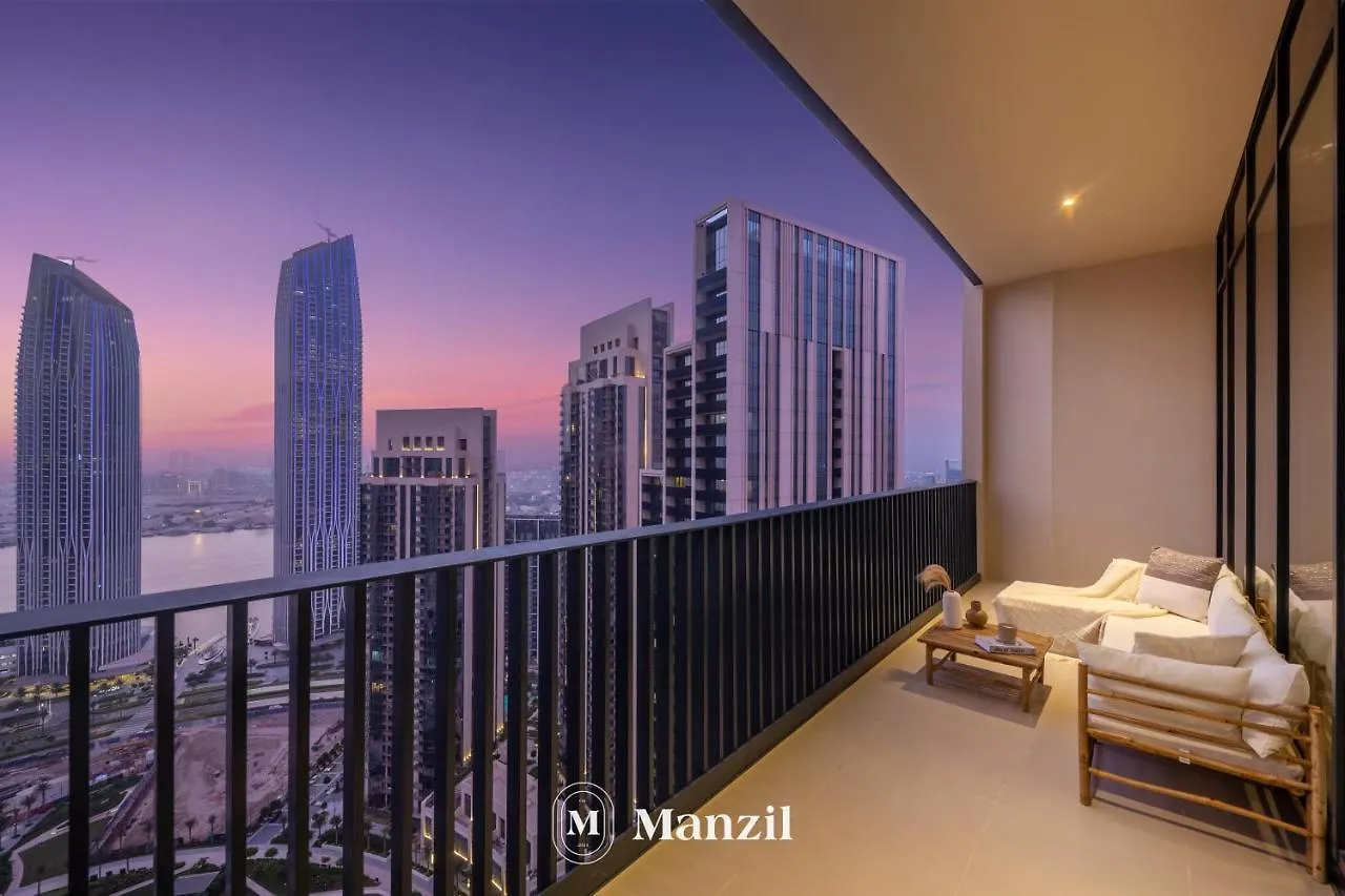 Апартаменты Manzil - Luxury 4Br Penthouse With Harbour View & Private Terrace At Dubai Creek Harbour
