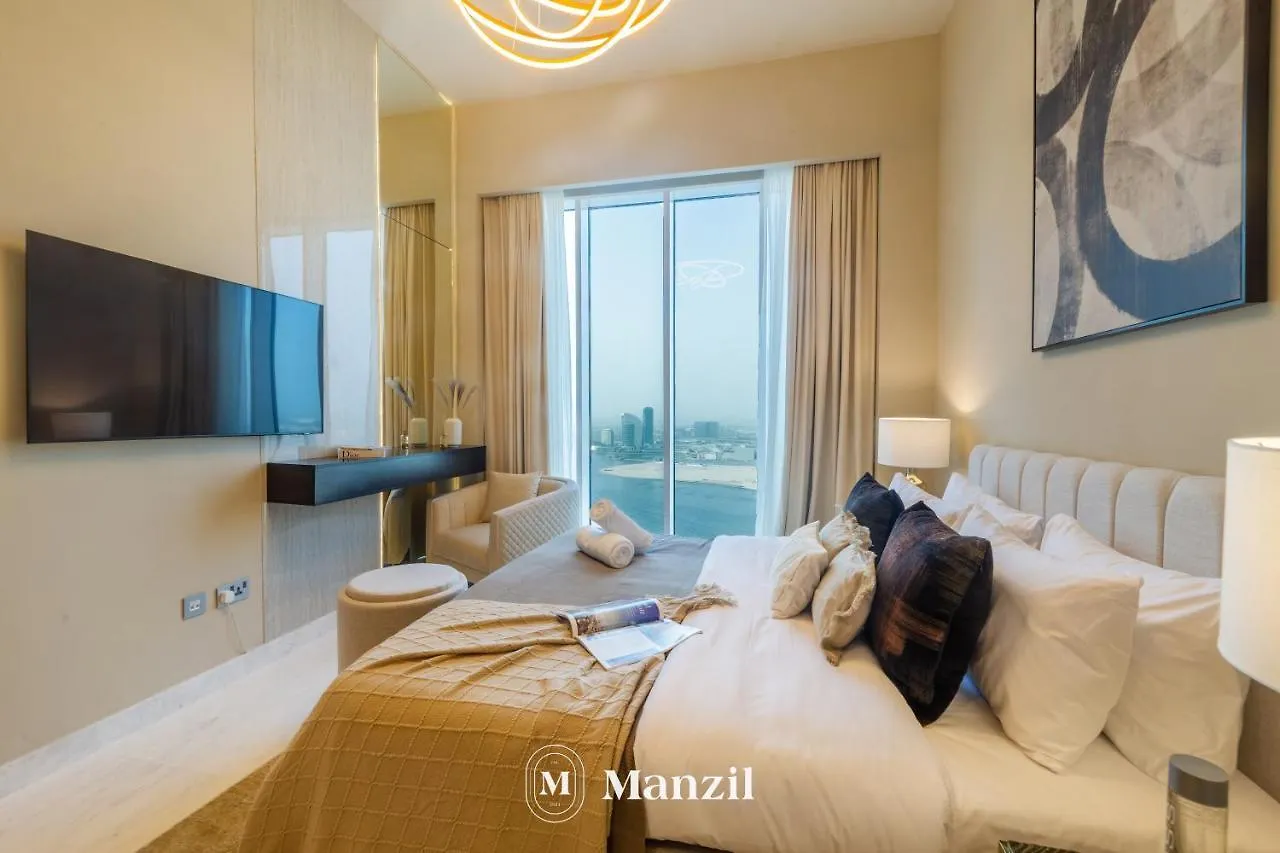 Апартаменты Manzil - Luxury 4Br Penthouse With Harbour View & Private Terrace At Dubai Creek Harbour